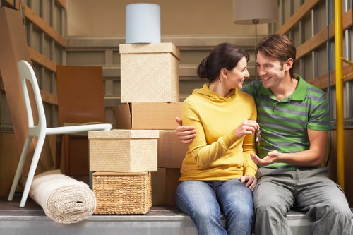 Careful packing of fragile items by Westnorwood movers